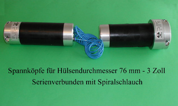 Spannkpfe fr Hlsendurchmesser 76 mm = 3 Zoll